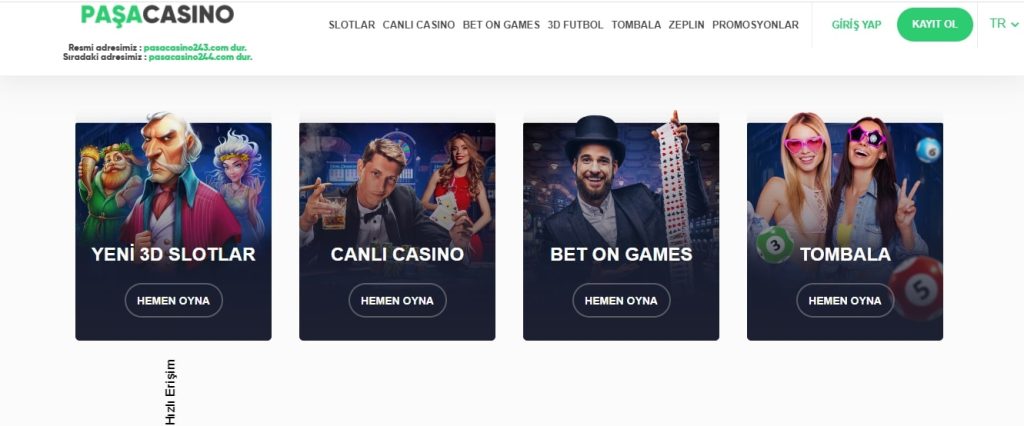 Pasacasino Slot Oyunlari 1024x426 - Pasacasino Para Yatırma ve Çekme